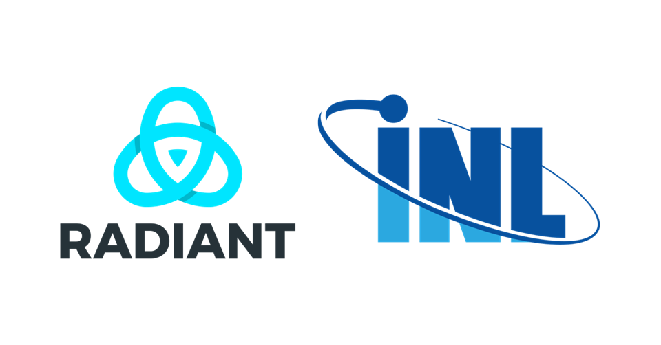 Radiant and INL logos.